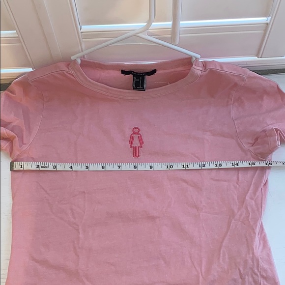Forever 21 Pink Female Embroidery Sz S - Picture 5 of 5